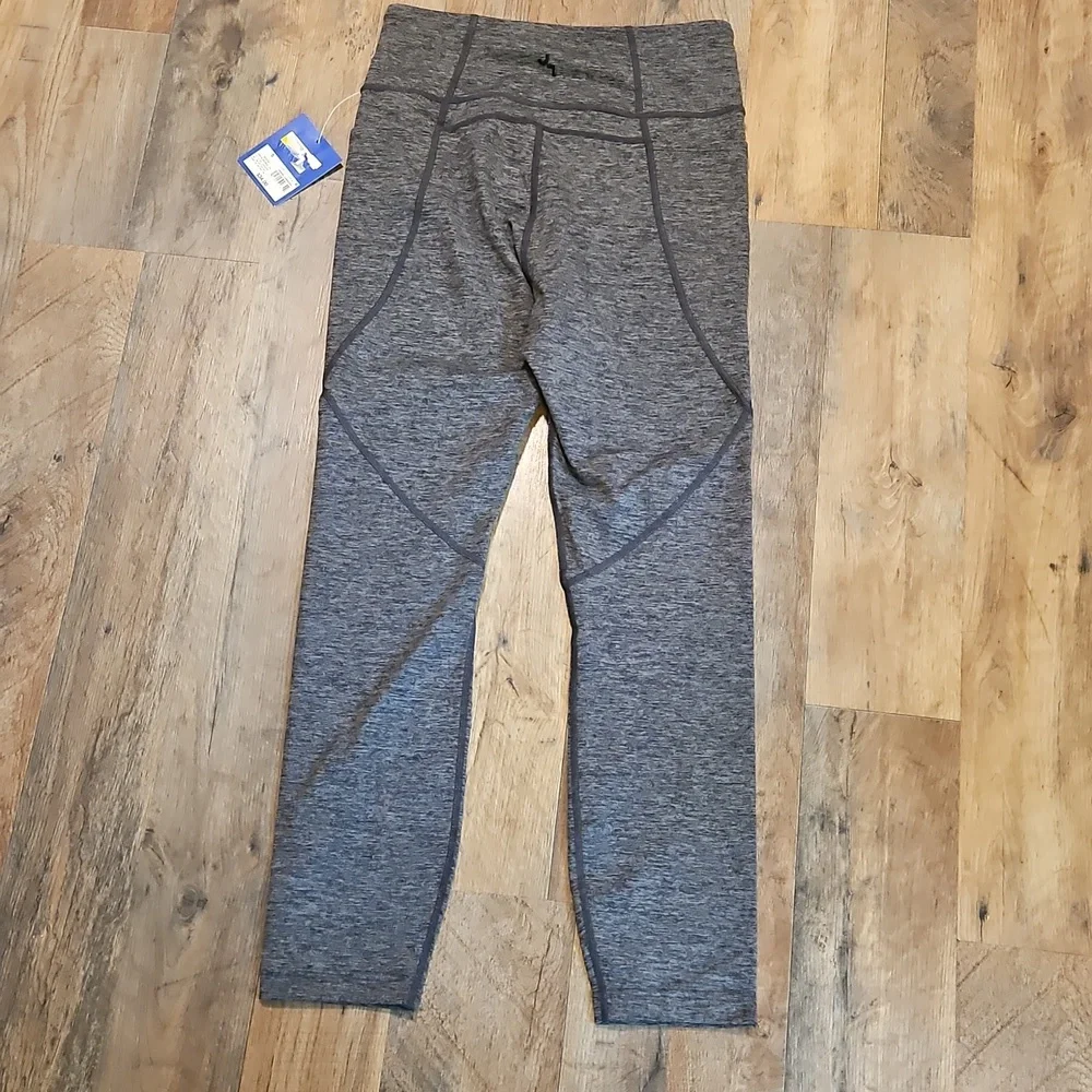 👖JoyLab Gray Performance Leggings with Ergonomic Design